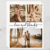 Budget 3 Foto Collage Weddenschap Hartelijk dank (Voorkant / Achterkant)