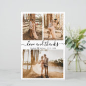 Budget 3 Foto Collage Weddenschap Hartelijk dank (Staand voorkant)