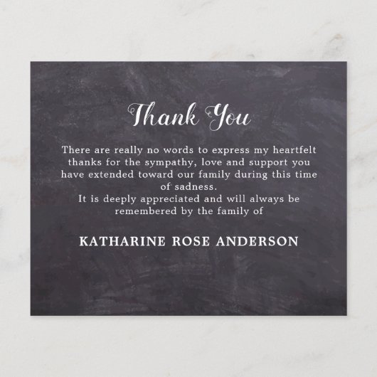 Budget 3 Foto Funeral Hartelijk dank (Achterkant)