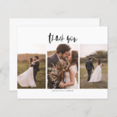 Budget 3 Foto minimalistisch huwelijk Hartelijk da (Voorkant / Achterkant)