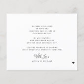 Budget 3 fotocollage moderne bruiloft bedankt flyer (Achterkant)