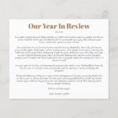 BUDGET 3 Foto's Familie Nieuwsbrief Kerst Kaart (Achterkant)