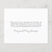 BUDGET 3 Foto's Funeral Sympathie Hartelijk dank (Achterkant)