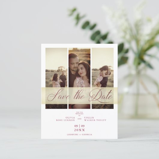 Budget 3 Foto's Koppel aan liefdeslegant script (Staand voorkant)