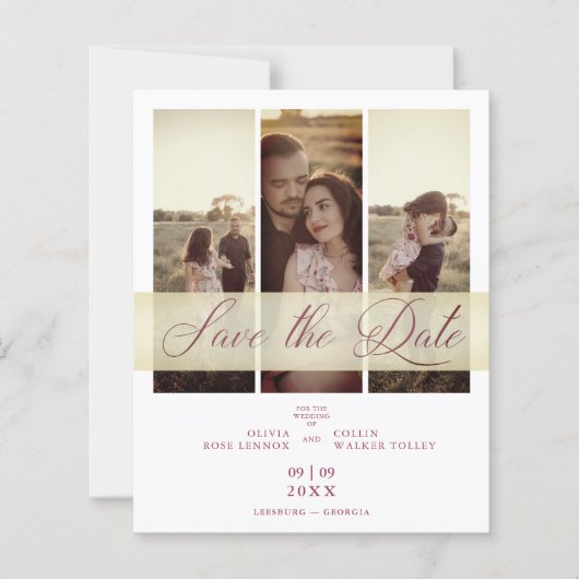 Budget 3 Foto's Koppel aan liefdeslegant script (Voorkant)