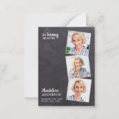 Budget 3 Fotosympathie Funeral Dank u Notitiekaartje (Voorkant)