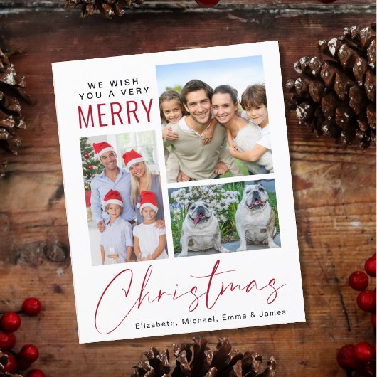 Budget 3 Kaart voor feestdag met feestdag met fees