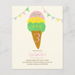 Budget 3 Scoops van Leuke 3e Verjaardagsfeest