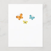 Budget 3e verjaardag Teddy Bear Bunny uitnodiging (Achterkant)