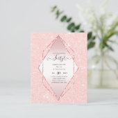 Budget 40e Verjaardag Glitter Folie Roze Meisjesac (Staand voorkant)