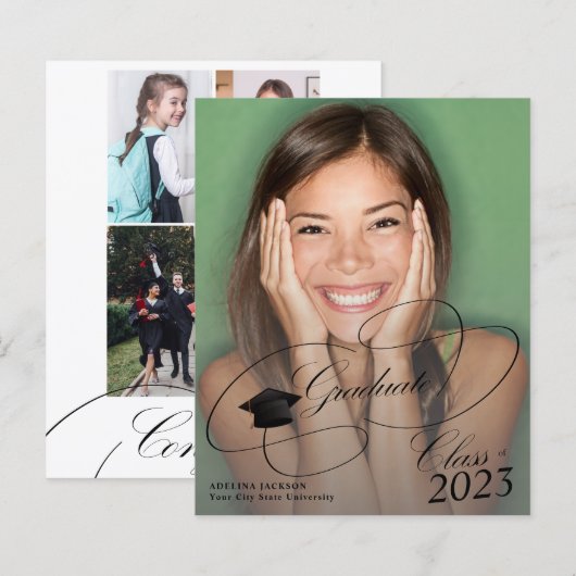 Budget 4 de aankondiging van het afstuderen van he (Voorkant / Achterkant)