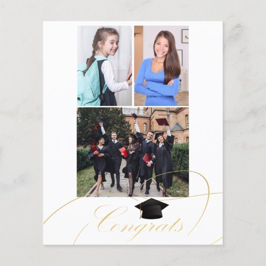 Budget 4 de aankondiging van het afstuderen van he (Achterkant)