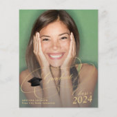 Budget 4 de aankondiging van het afstuderen van he (Voorkant)