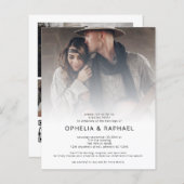 Budget 4 foto overlay QR Bohemian bruiloft avond (Voorkant / Achterkant)