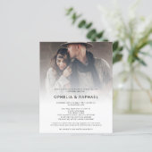 Budget 4 Foto's Overlay QR Code Boheemse Bruiloft (Staand voorkant)