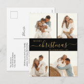 Budget 4 Kerstfeestdag voor het script voor fotoco Feestdagenkaart (Voorkant / Achterkant)