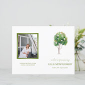 Budget 4-pagina's Magnolia Tree Funeral Program (Staand voorkant)