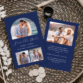 Budget 4 Photo Arch Navy Save the Date