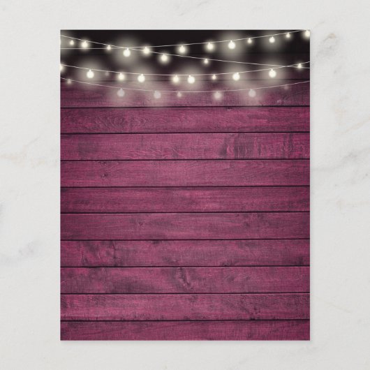 Budget 50e Jubileum Rustic Gold Hearts Invite (Achterkant)