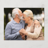 Budget 50e verjaardag Save the Date 2 foto's (Achterkant)