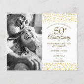 Budget 50ste verjaardag Save the Date-foto (Voorkant)