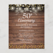 Budget 50th Anniversary Rustieke Gouden Hart Uitno (Voorkant)