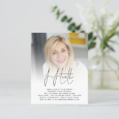 Budget 50th Birthday de Uitnodiging van de Partij  (Staand voorkant)