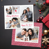 Budget 5 Foto Rood Script Kerstvakantie kaarten