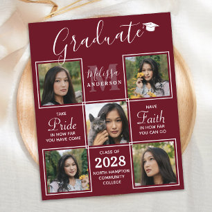 Budget 5 Uitnodiging van de Foto Senior Graduparty
