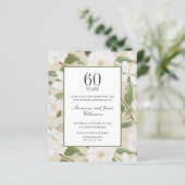 Budget 60e Jubileum FOTO White Flowers ivoor (Staand voorkant)