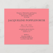 Budget 60e verjaardag uitnodiging zestig foto roze flyer (Achterkant)