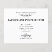 Budget 60e verjaardag uitnodiging Zestig foto wit Flyer (Achterkant)