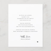 Budget 6 foto collage bruiloft bedankje flyer (Achterkant)