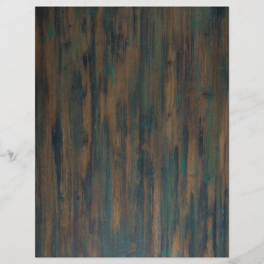 BUDGET 6 Tafel Rustiek Hout ZONNEBLOEMEN FOTO STOE (Achterkant)