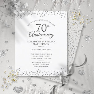 Budget 70e Jubileum Hearts Invitation