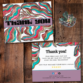 Budget 70s Groovy Blauwgroen Roze Zakelijke Orde I