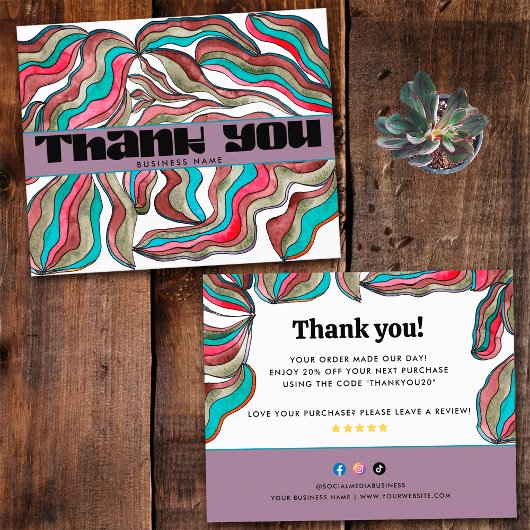 Budget 70s Groovy Blauwgroen Roze Zakelijke Orde I