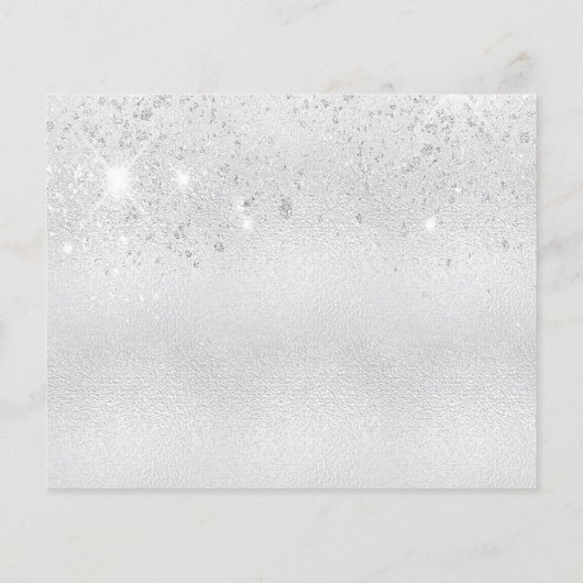 Budget 90e verjaardag zilveren glitters save the d (Achterkant)