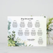 BUDGET 9 Tafel Trouwzaal Stoelindeling Groene deco (Staand voorkant)