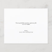 Budget Aangepast Baby shower voor fotocollage (Achterkant)