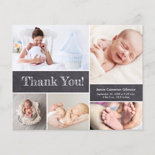 Budget Aangepast Baby shower voor fotocollage (Voorkant)