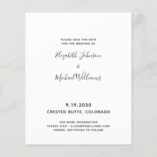 Budget Aangepaste foto-hondenweduwen bewaren Datum (Achterkant)