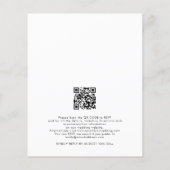 Budget Aangepaste foto QR Code Weddenschap (Achterkant)