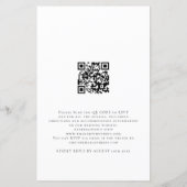 Budget Aangepaste foto QR Code Weddenschap Uitnodi (Achterkant)