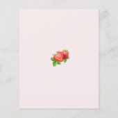 Budget Aardbei 1e Verjaardag Sweet Berry Invite (Achterkant)