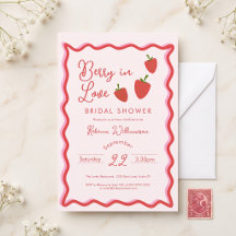 Budget Aardbei Berry In Love Bruiloftsfeest 