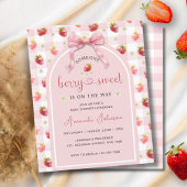 Budget Aardbeien Ribbon Berry Sweet Baby shower