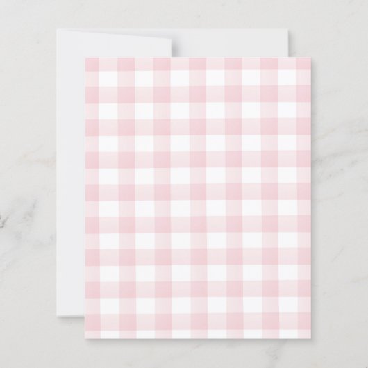 Budget Aardbeien Ribbon Berry Sweet Baby shower (Achterkant)