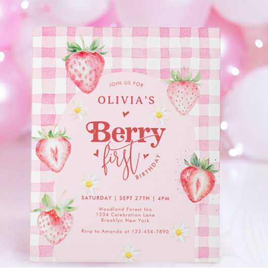 BUDGET Aardbeienfruit Daisy Berry Eerste Verjaarda