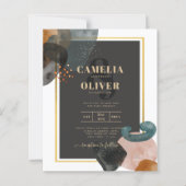 BUDGET Aardetinten Abstracte Trouw- (Voorkant)